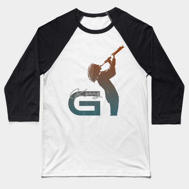 Retro 90s Kenny G Baseball T-Shirt by GekNdangSugih